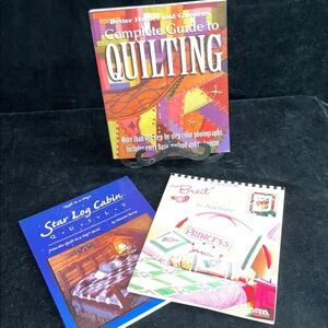 3 Vintage Quilting Books in Great Condition B5